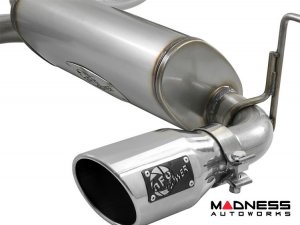 Jeep Wrangler JL 3.6L 4 Door Performance Exhaust System - 409 SS Cat Back - Rebel - AFE - Dual Exit - Polished